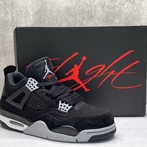 Air Jordan Black and Gray Sneakers
